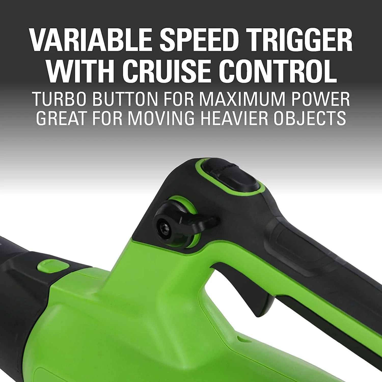 Greenworks 40V Cordless Brushless Axial Leaf Blower, 130 MPH Airspeed, 550 CFM, Lightweight, Green, BL40L01 - Image 6