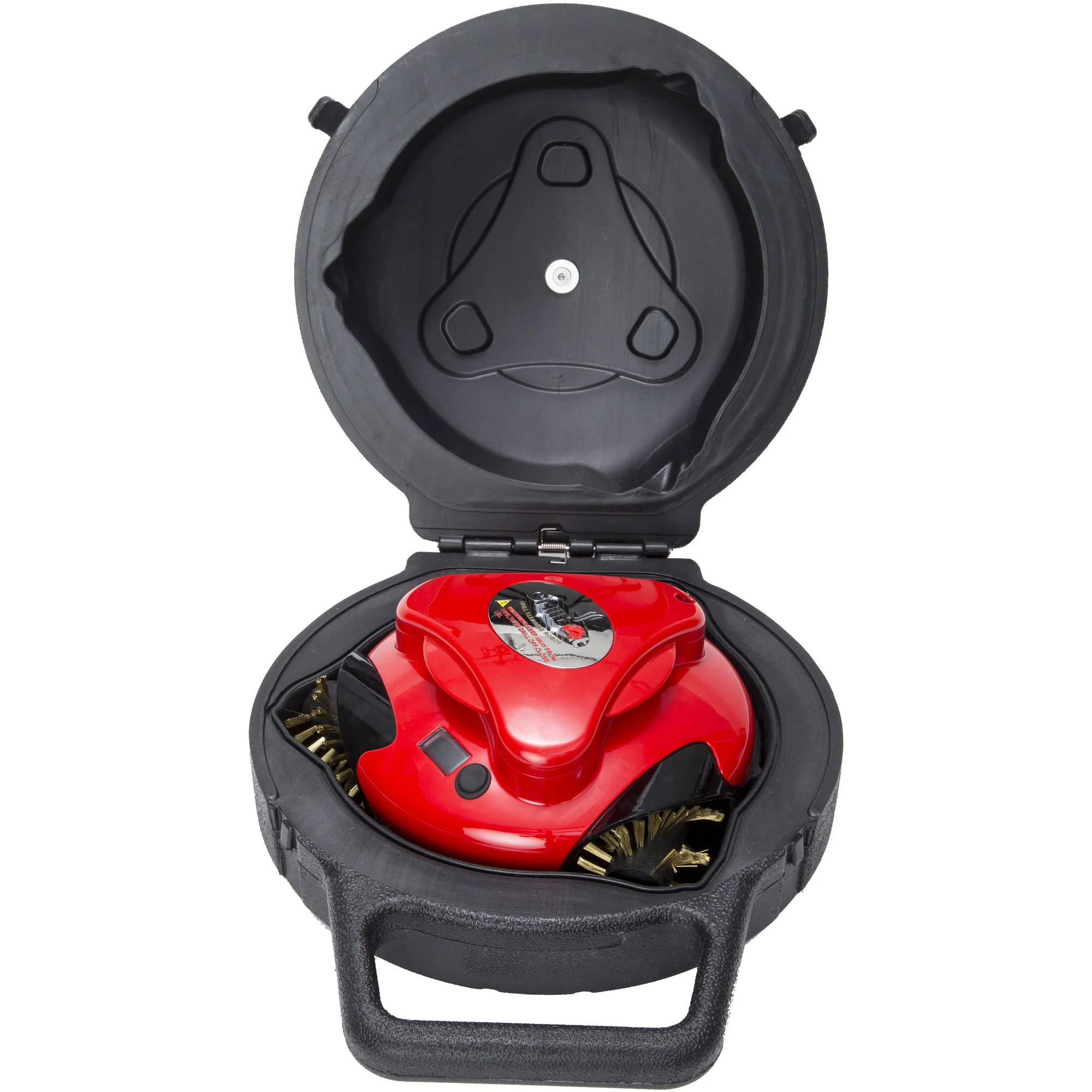 Grillbot GBU:BUN101-RED Grill Brush and Scraper Carry Case Bundle, Red - Image 5