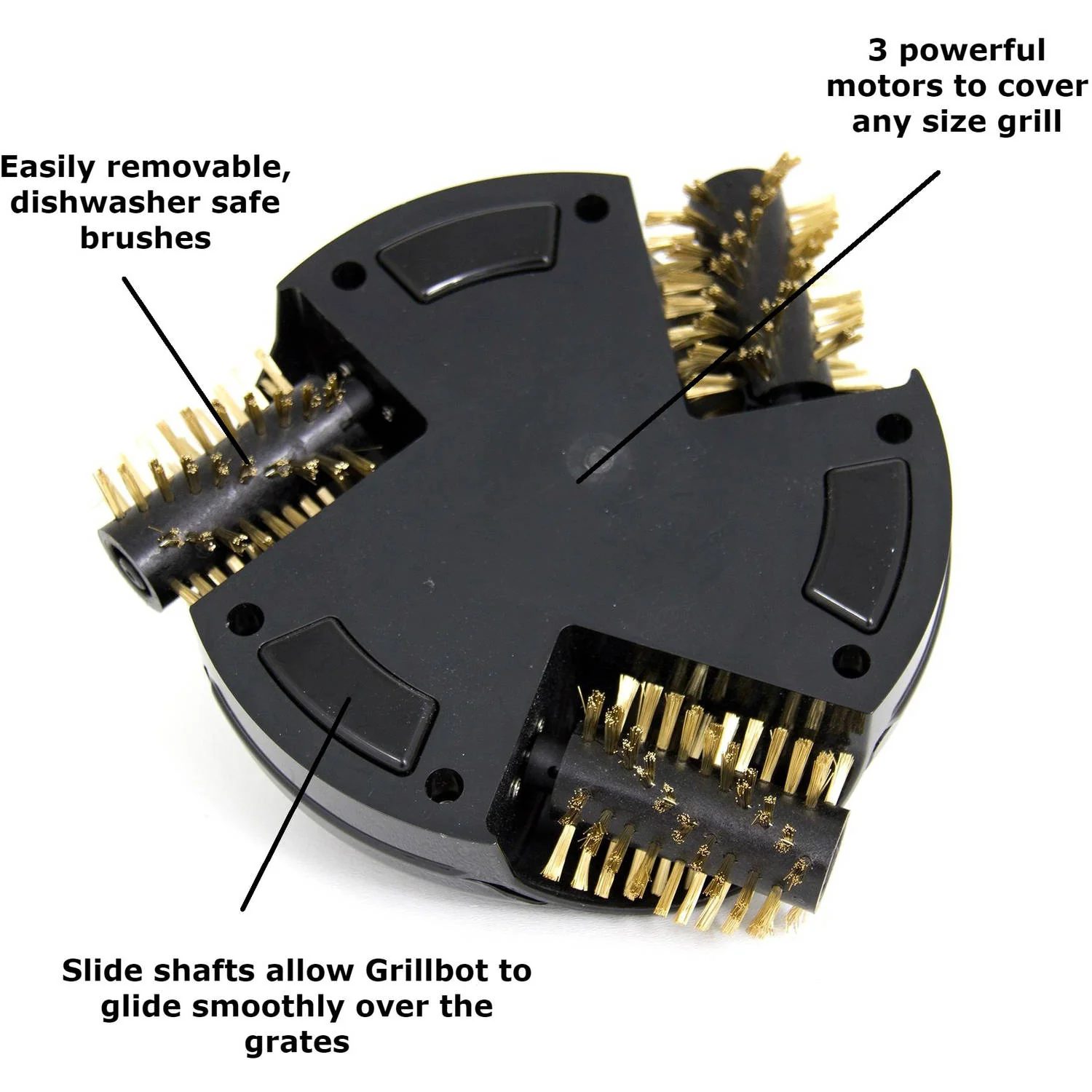 Grillbot GBU:BUN101-RED Grill Brush and Scraper Carry Case Bundle, Red - Image 6