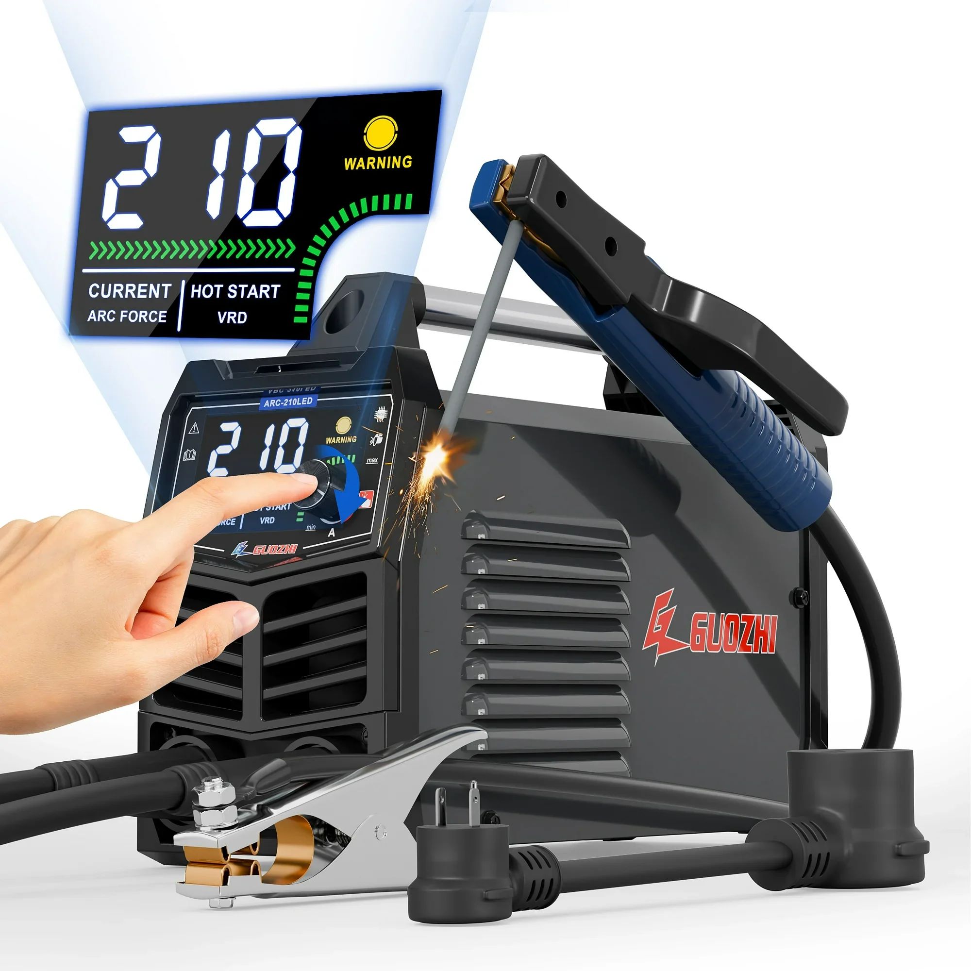 GZ GUOZHI ARC-210LED 210A Smart LED Welder Machine - Image 2
