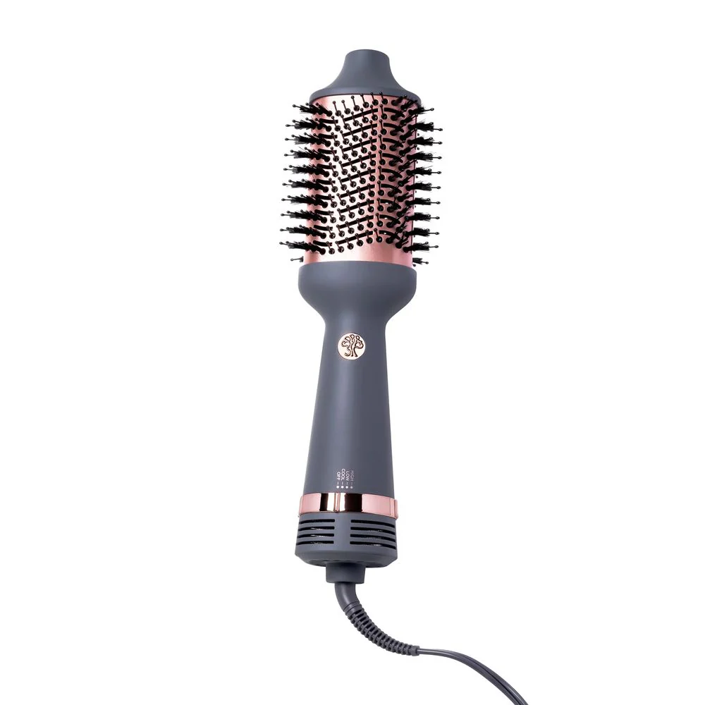 Hairitage Up In The Air Volumizing Brush, Pink/Grey - Ceramic Material