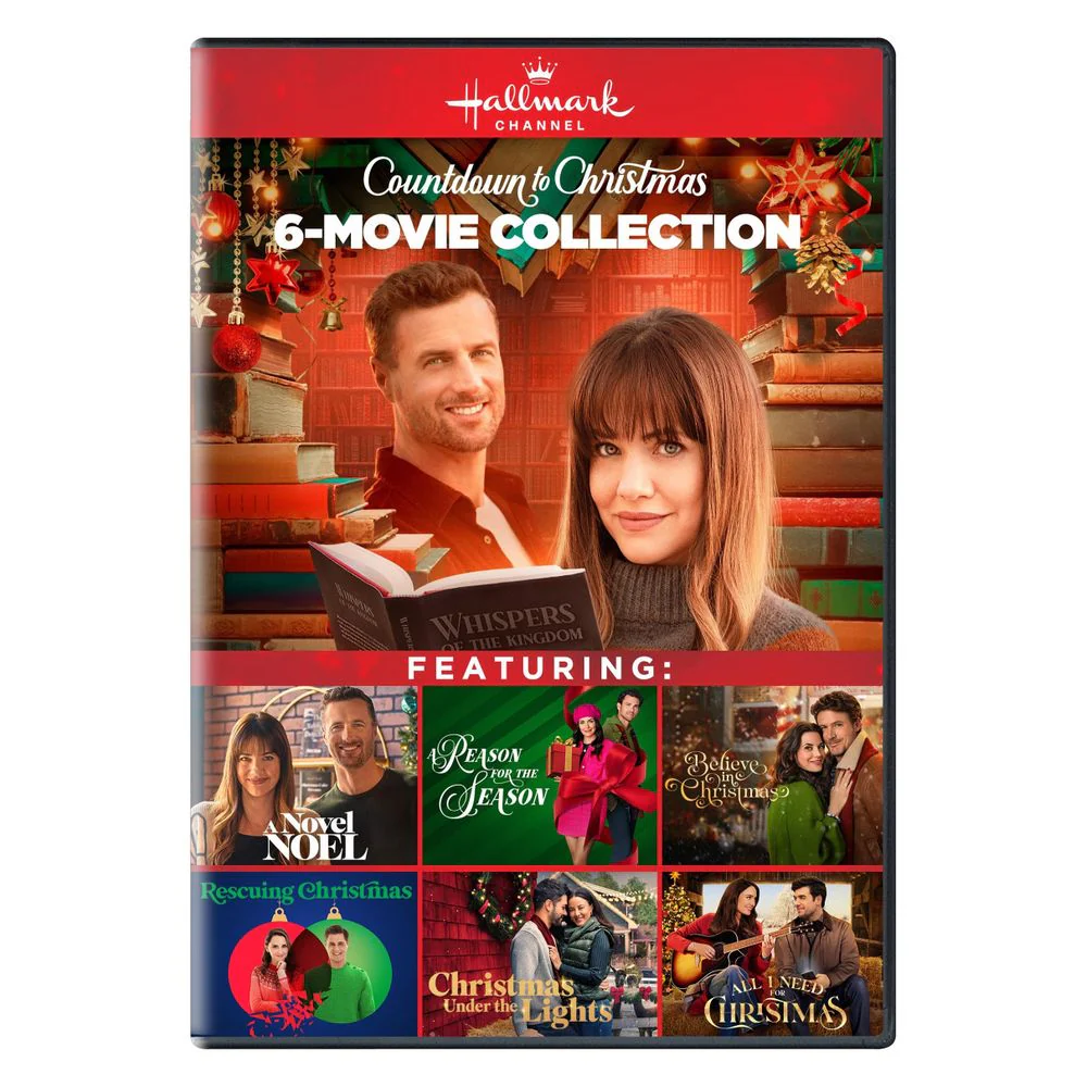 Hallmark 6-Movie Holiday DVD Collection, A Novel Noel, A Reason for the Season, Believe in Christmas, Rescuing Christmas, Christmas Under the Lights, All I Need for Christmas, 3-Disc Set - Image 2