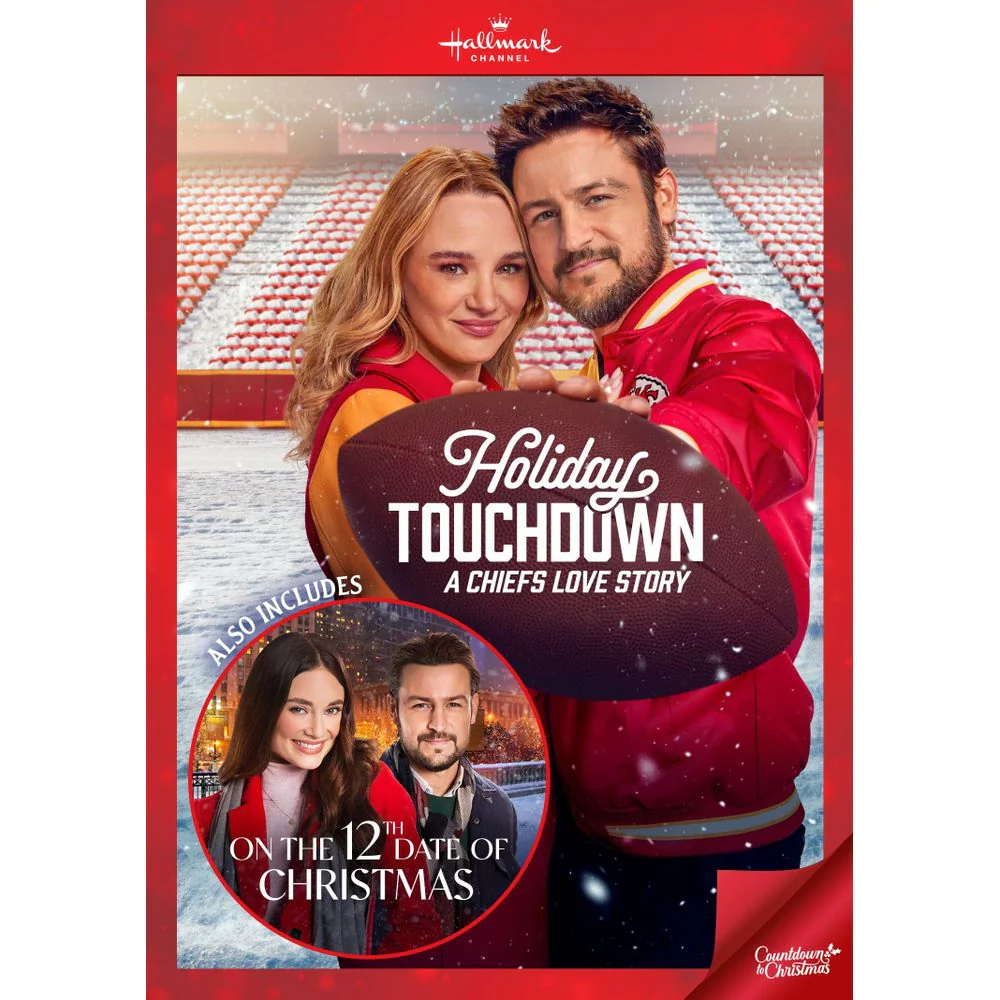 Hallmark Holiday Touchdown A Chiefs Love Story DVD with On the 12th Date of Christmas, Drama Romance, English Audio, Widescreen, 171 Minutes, 1005005668 - Image 2