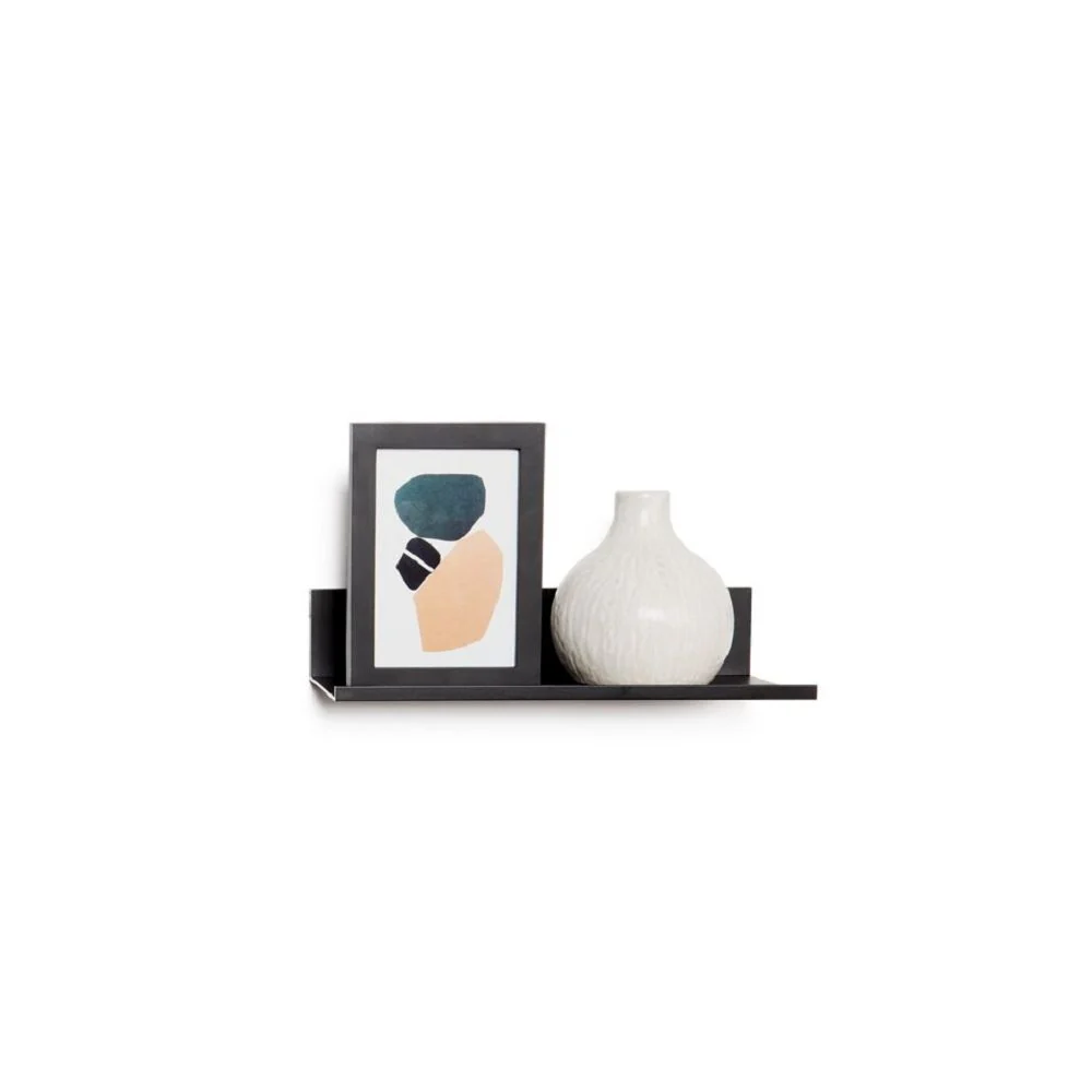 Hangman WM-L18B No Stud 18 Inches Floating Shelf, Black - Image 3