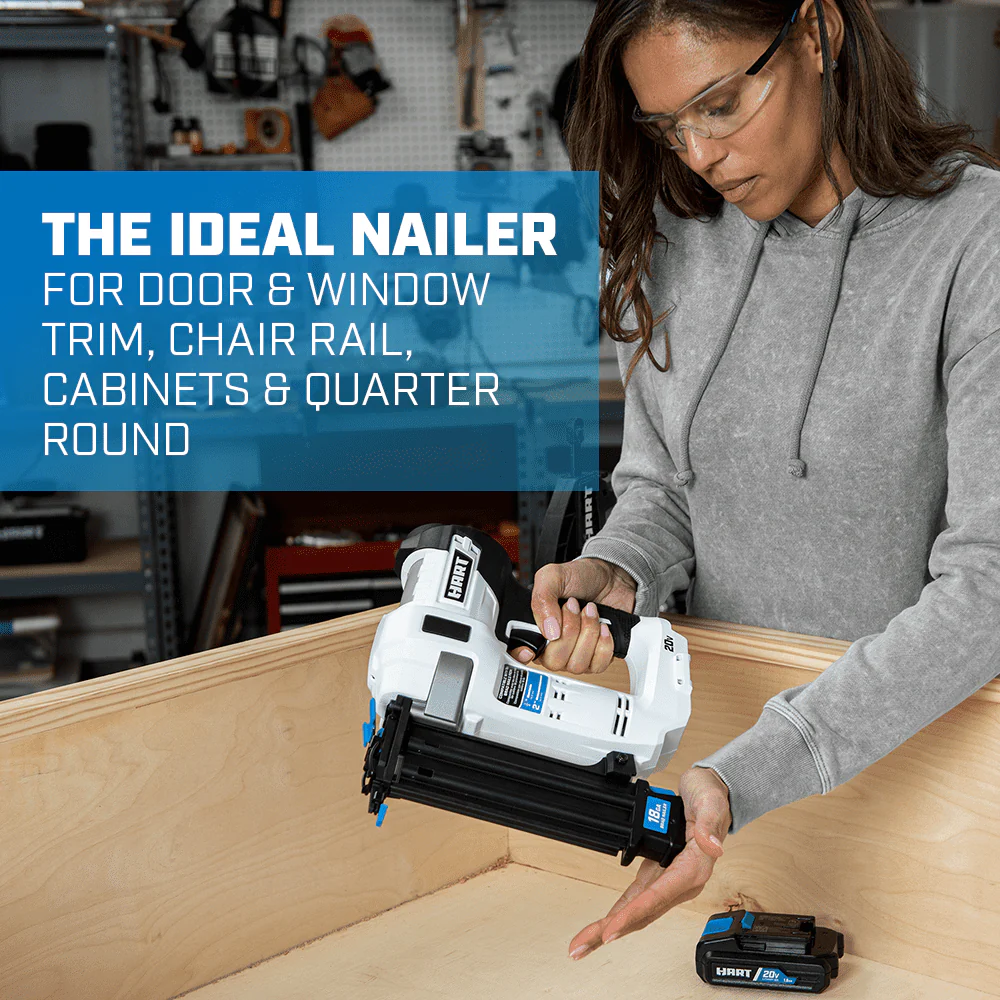 HART HPNR02 20-Volt 2-inch 18-Gauge Battery-Powered Brad Nailer (Battery Not Included) - Image 2