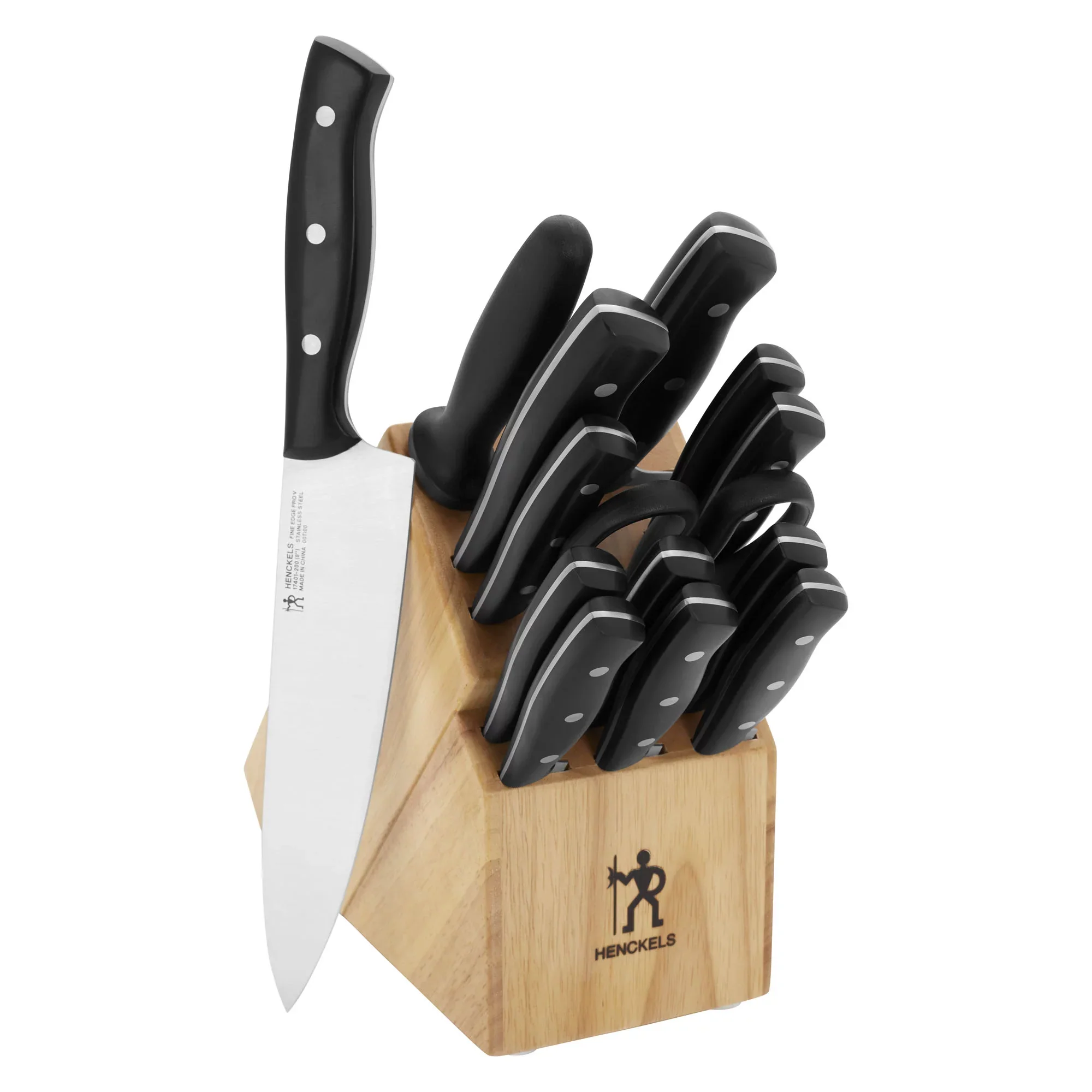 Henckels Everpoint 15 PC Triple Rivet Stainless Steel Knife Block Set - Image 2