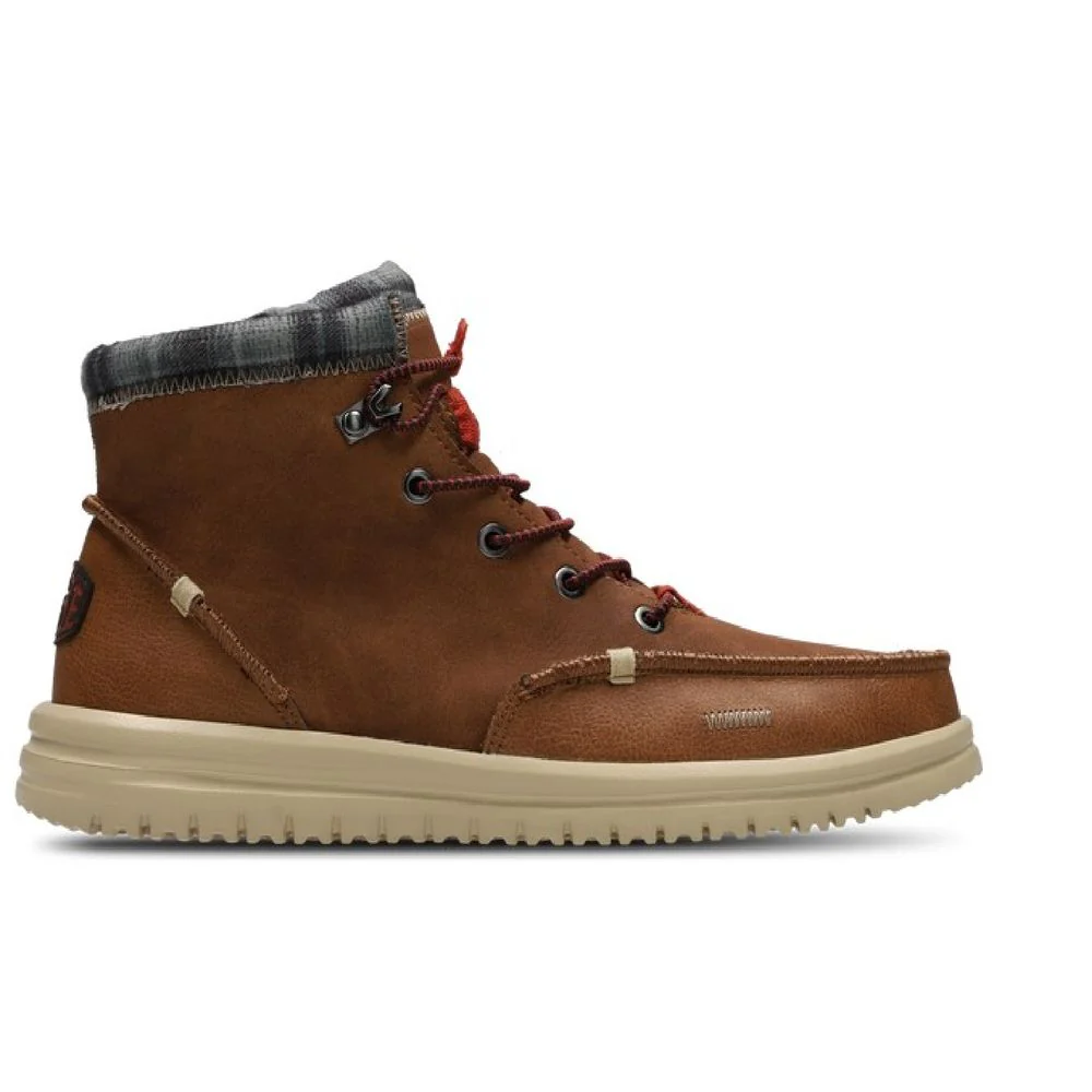 HEYDUDE 42067-21N Bradley Casual Shoes for Men - Cognac - 11