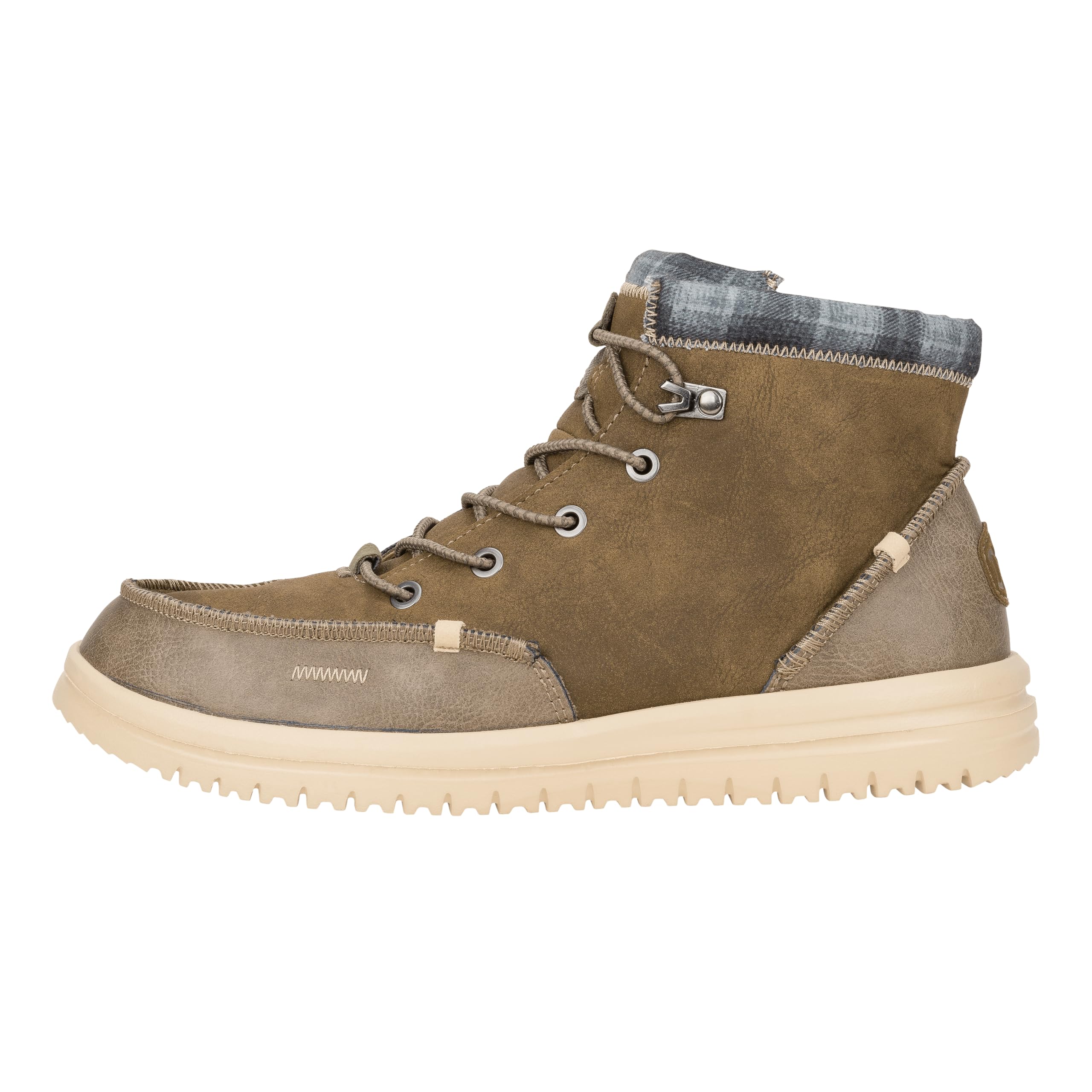 HEYDUDE Bradley Classic Casual Boots for Men - Walnut - 10M