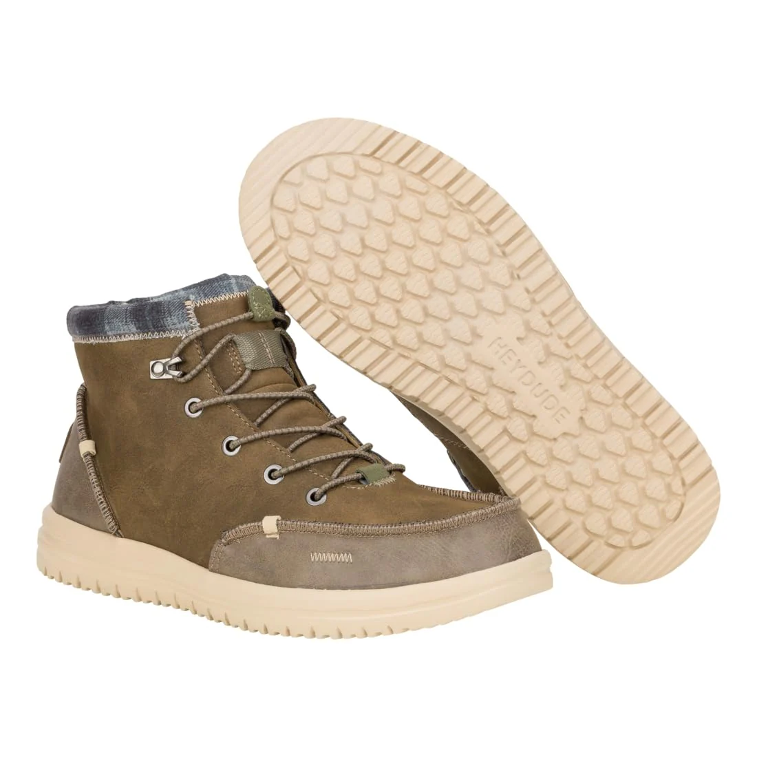 HEYDUDE Bradley Classic Casual Boots for Men - Walnut - 10M - Image 8
