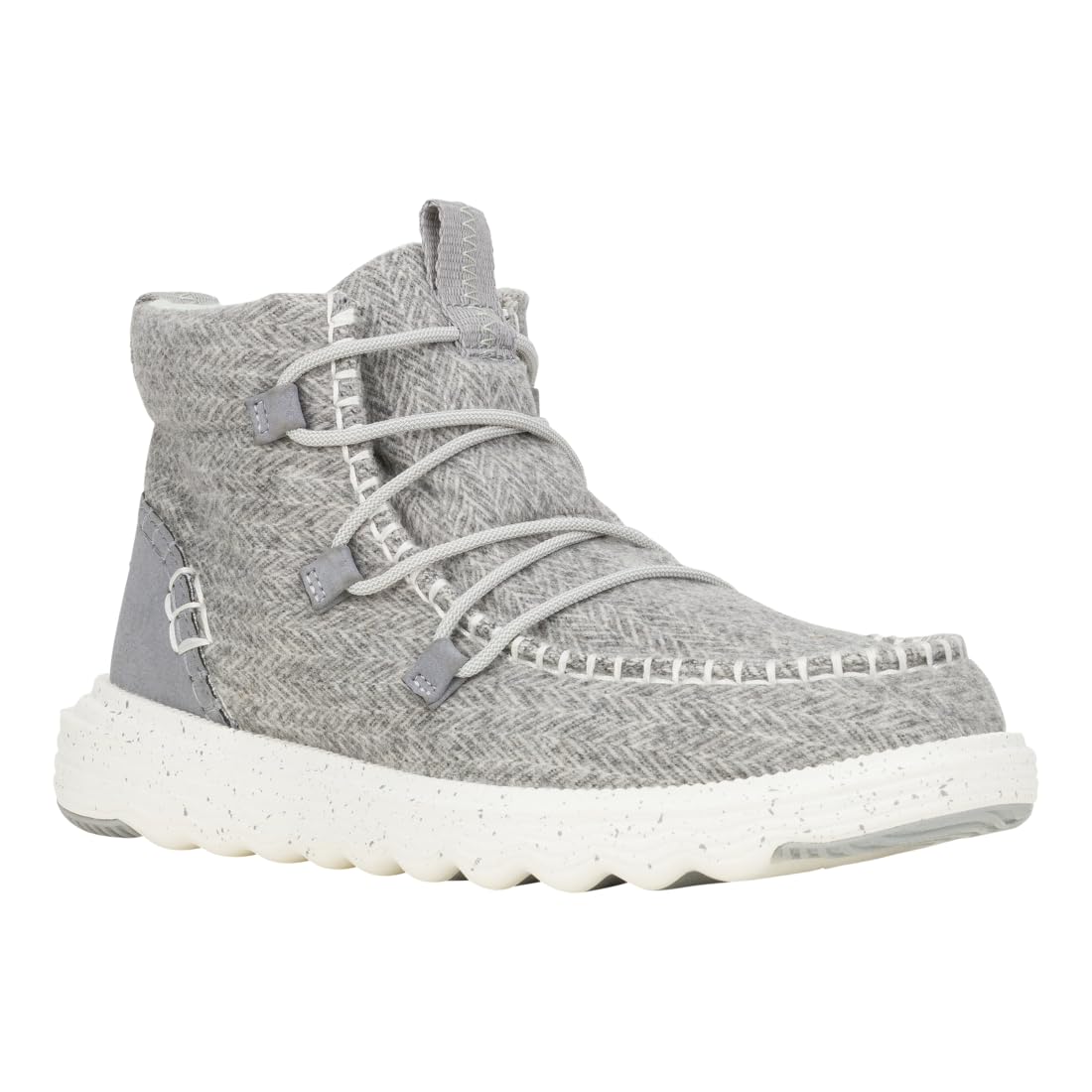 HEYDUDE Reyes Heathered Boots for Ladies - Grey - 8M - Image 5