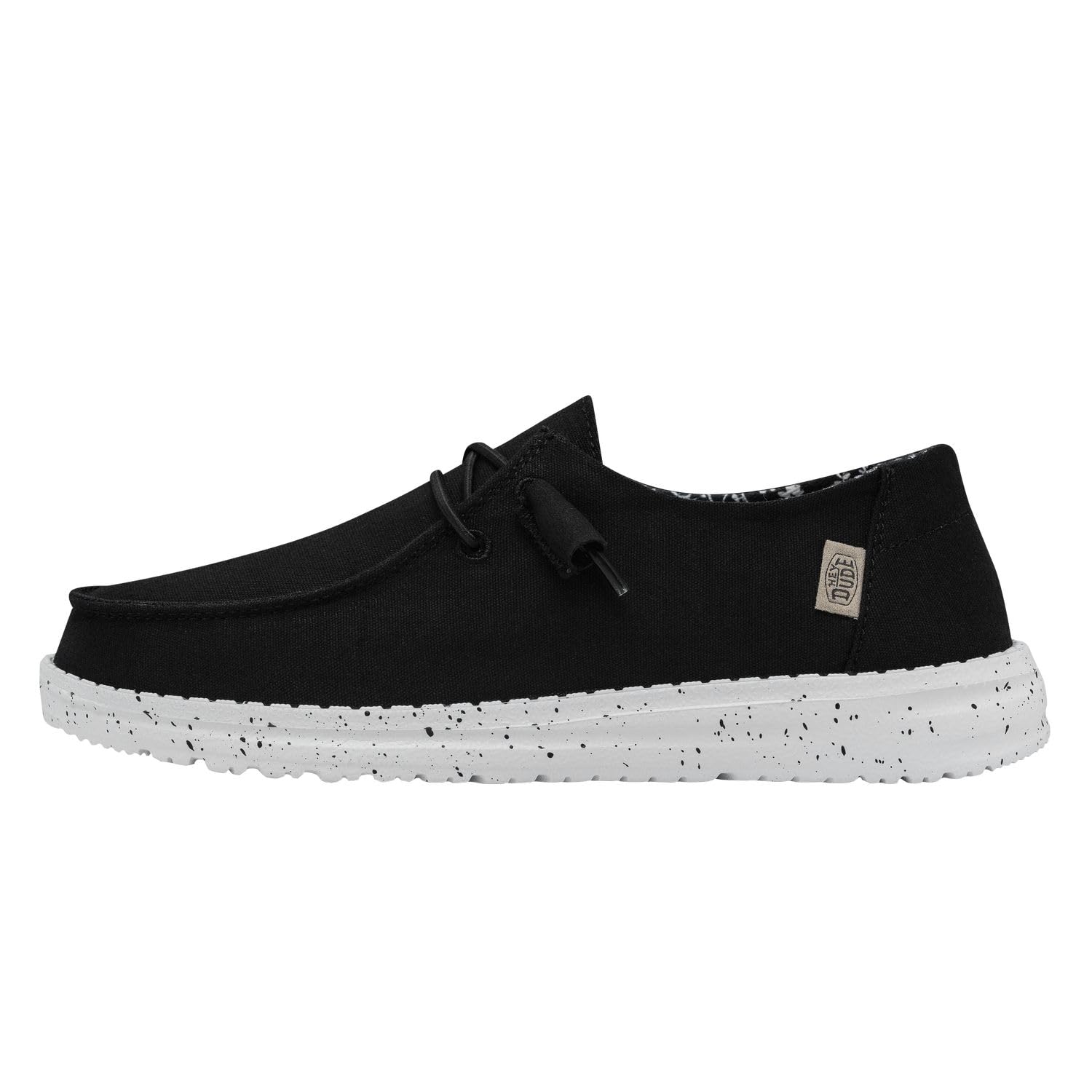 HEYDUDE Wendy Basic Slip-On Casual Shoes for Ladies - Black Odyssey - 9M
