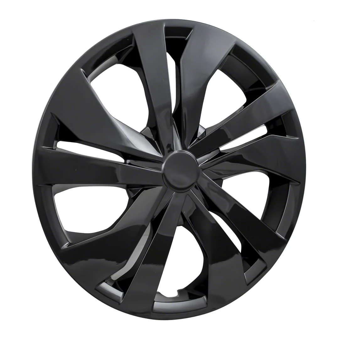 Hihi Coast To Coast 15 Inch Wheel Cover Set, 5 Split Spoke Design, Gloss Black, Universal Fit, Set of 4, CCI-53515BLK - Image 2
