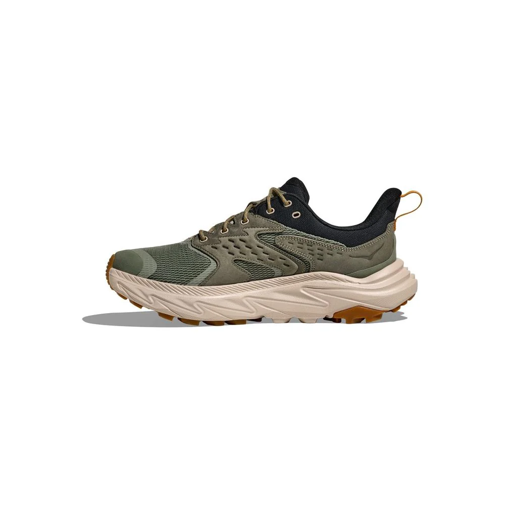 HOKA 1141632F-SMSST Anacapa 2 Low GTX Waterproof Hiking Shoes for Men - Sea Moss/Oatmeal - 11.5M - Image 4