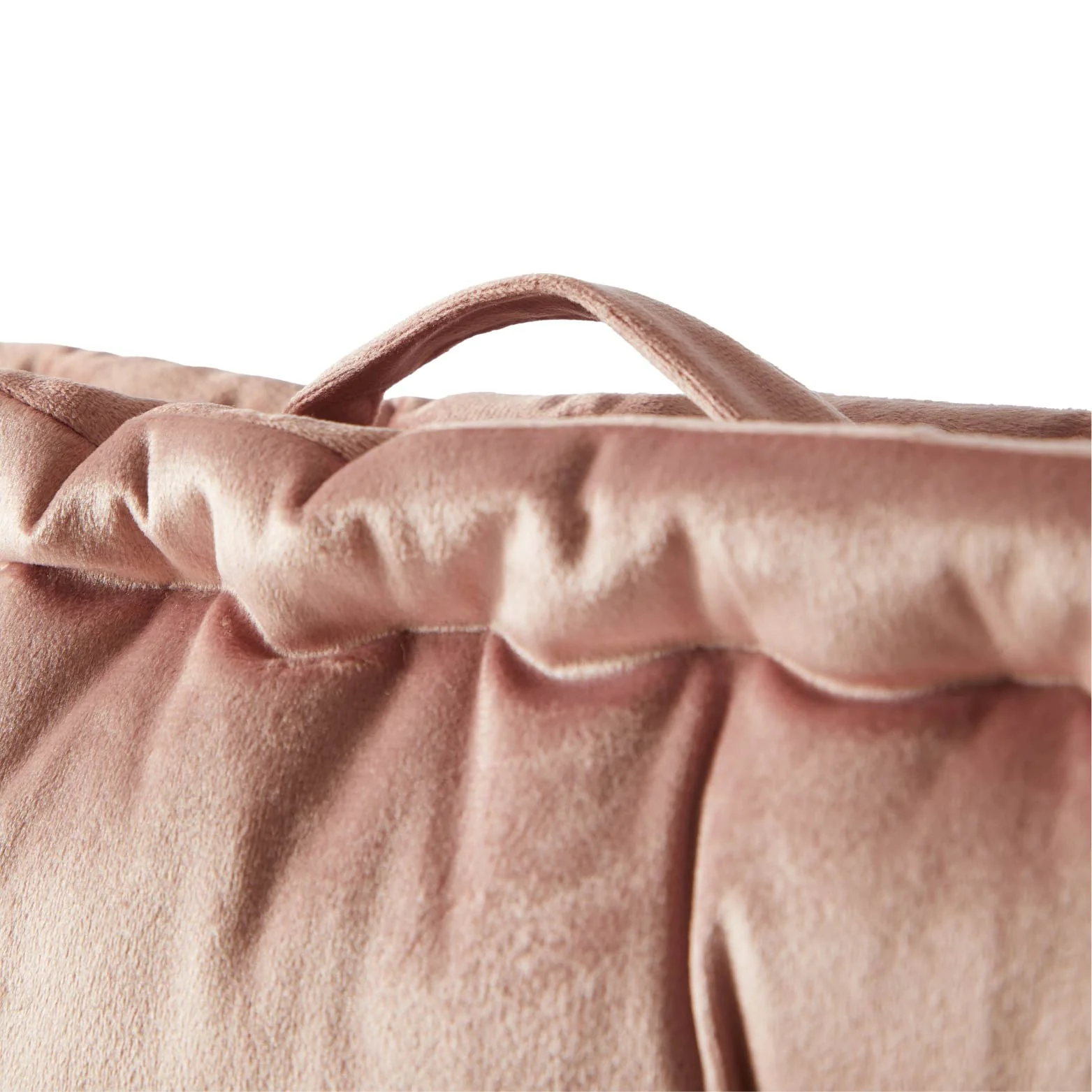 Home Decor Collection Stylehouse  20" x 20" Old Rose Decorative Floor Pillow - Material: Polyester - Image 4