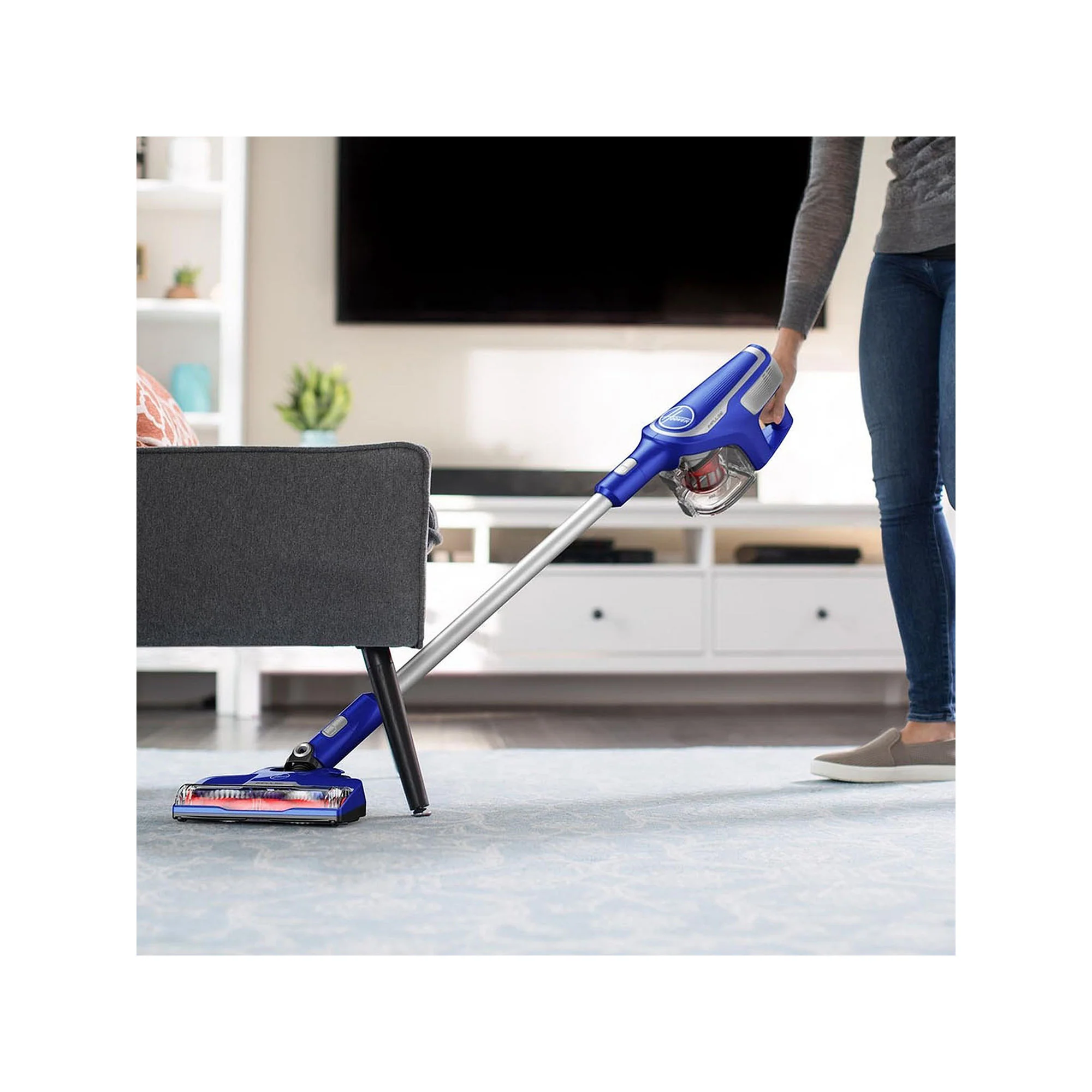 Hoover BH53020 Impulse Cordless Stick Vacuum Cleaner, Blue - Image 4