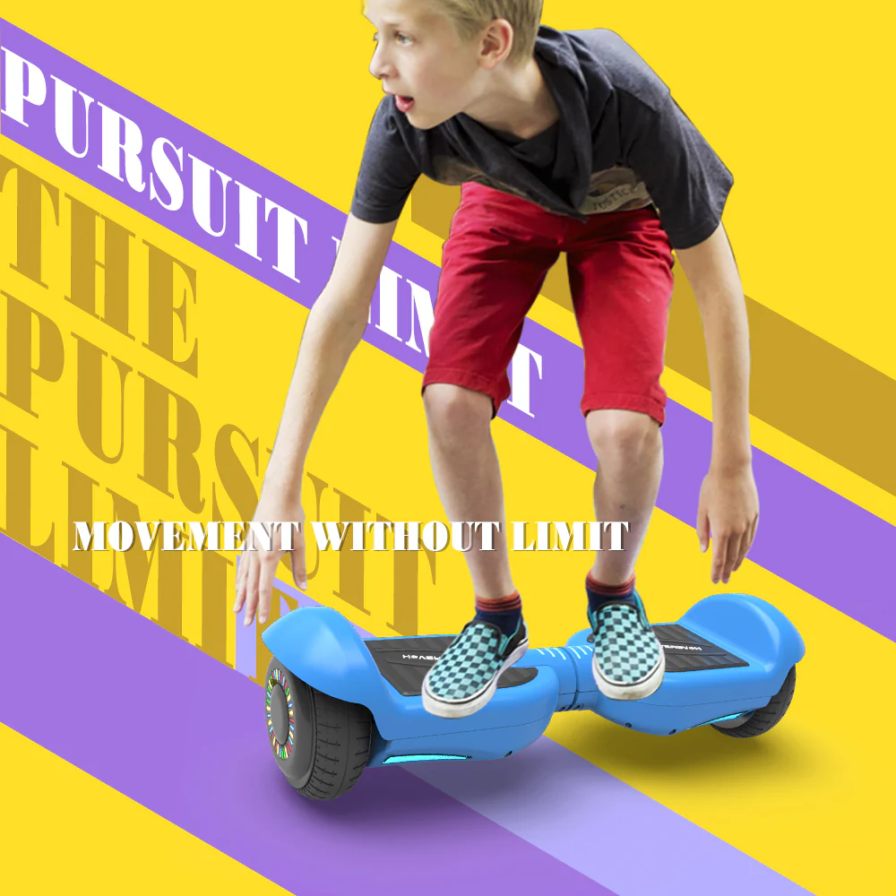 Hoverstar 6.5" Two-Wheel Self Balancing Electric Scooter Hoverboard With LED Light Blue - Image 5