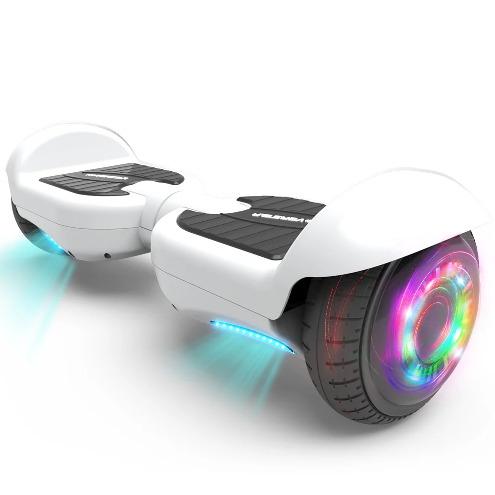 Hoverstar Hoverboard 6.5" Listed Two-Wheel Self Balancing Electric Scooter with Led Light White