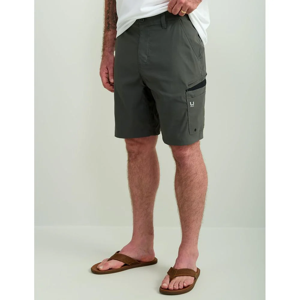 Huk Icon Shorts for Men - Volcanic Ash - 42 - Image 5