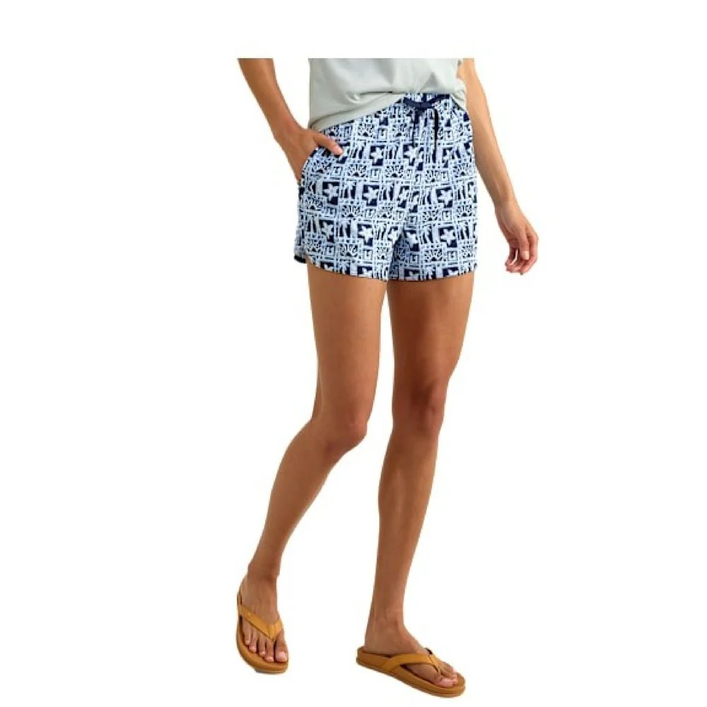 HUK Pursuit Printed Volley Shorts for Ladies - Naval Academy - S - Image 3