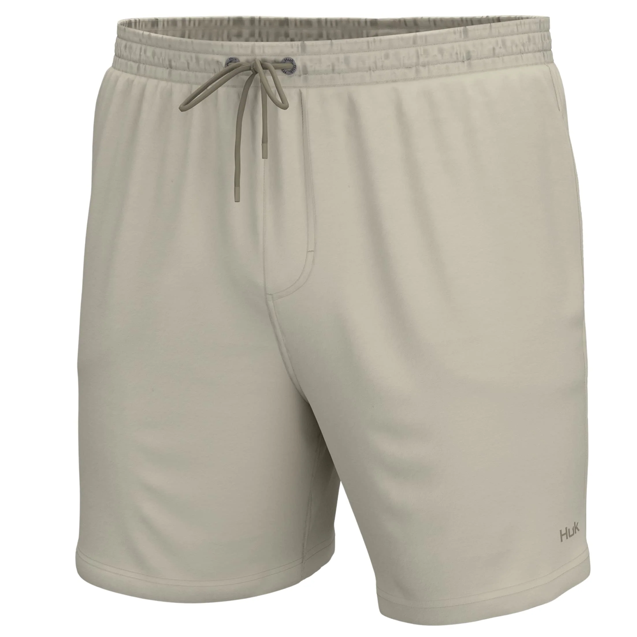 HUK Pursuit Volley Men's Quick-Dry Fishing Shorts, UPF 30+ Sun Protection, Khaki, 3XL, Pull-On Closure, Loose Fit - Image 3