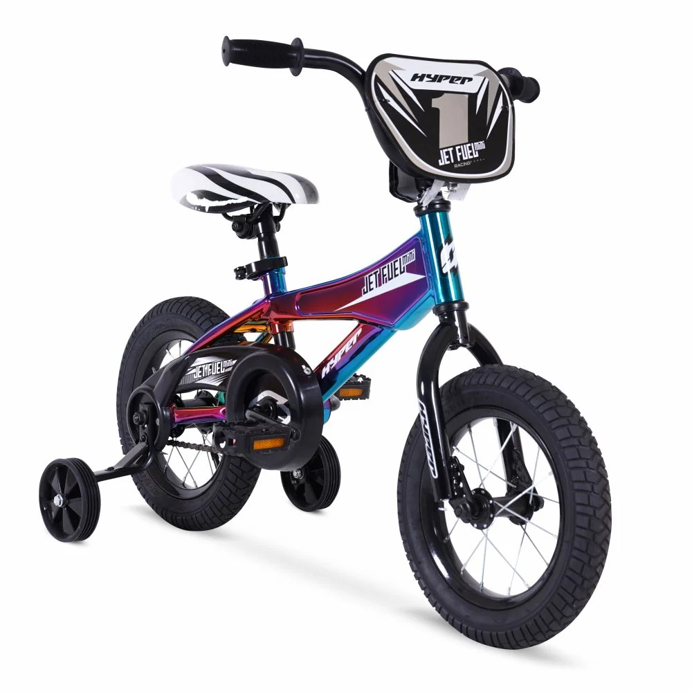 Hyper Bicycles HYP-T12-1305 12" Jet Fuel Kid's Bike, 3 Years and up, with Training Wheels, Unisex - Image 2