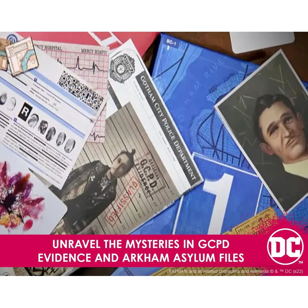 Infinite Rabbit Holes Arkham Asylum Files Panic in Gotham City Augmented Reality Board Game - Image 4