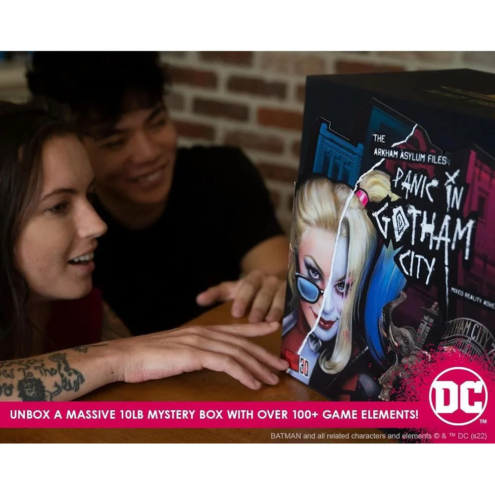Infinite Rabbit Holes Arkham Asylum Files Panic in Gotham City Augmented Reality Board Game - Image 5
