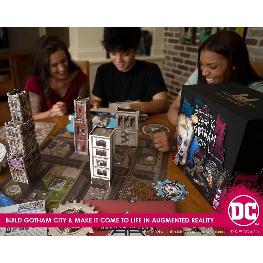 Infinite Rabbit Holes Arkham Asylum Files Panic in Gotham City Augmented Reality Board Game - Image 7