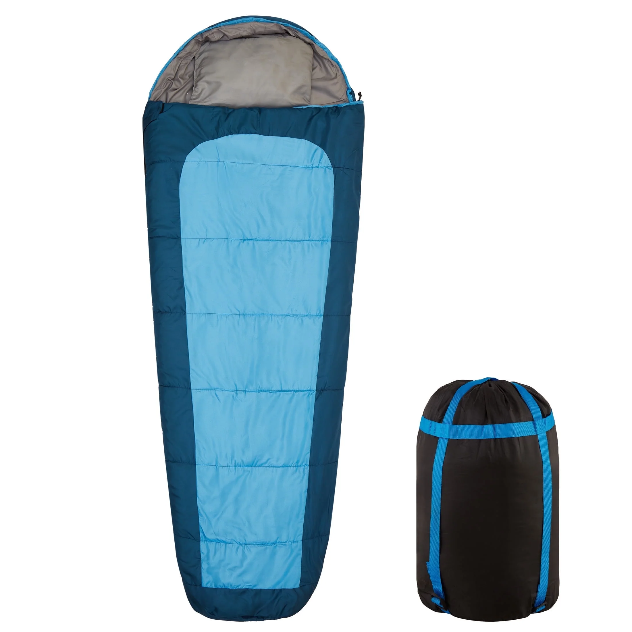 Invoker Mummy Sleeping Bag Water-Resistant Blue 32-59F 3-4 Season