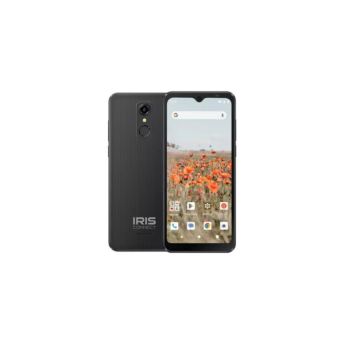 Iris 89278724 Connect 6.5'' 4G LTE 3GB RAM 32GB Storage Processor Speed 2 GHz Consumer Cellular Smartphone, Black
