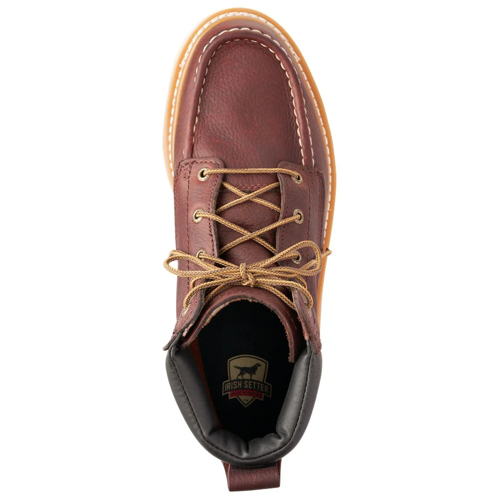 Irish Setter 82605D-085 Ashby Work Boots for Men - Brown - 8.5M - Image 3