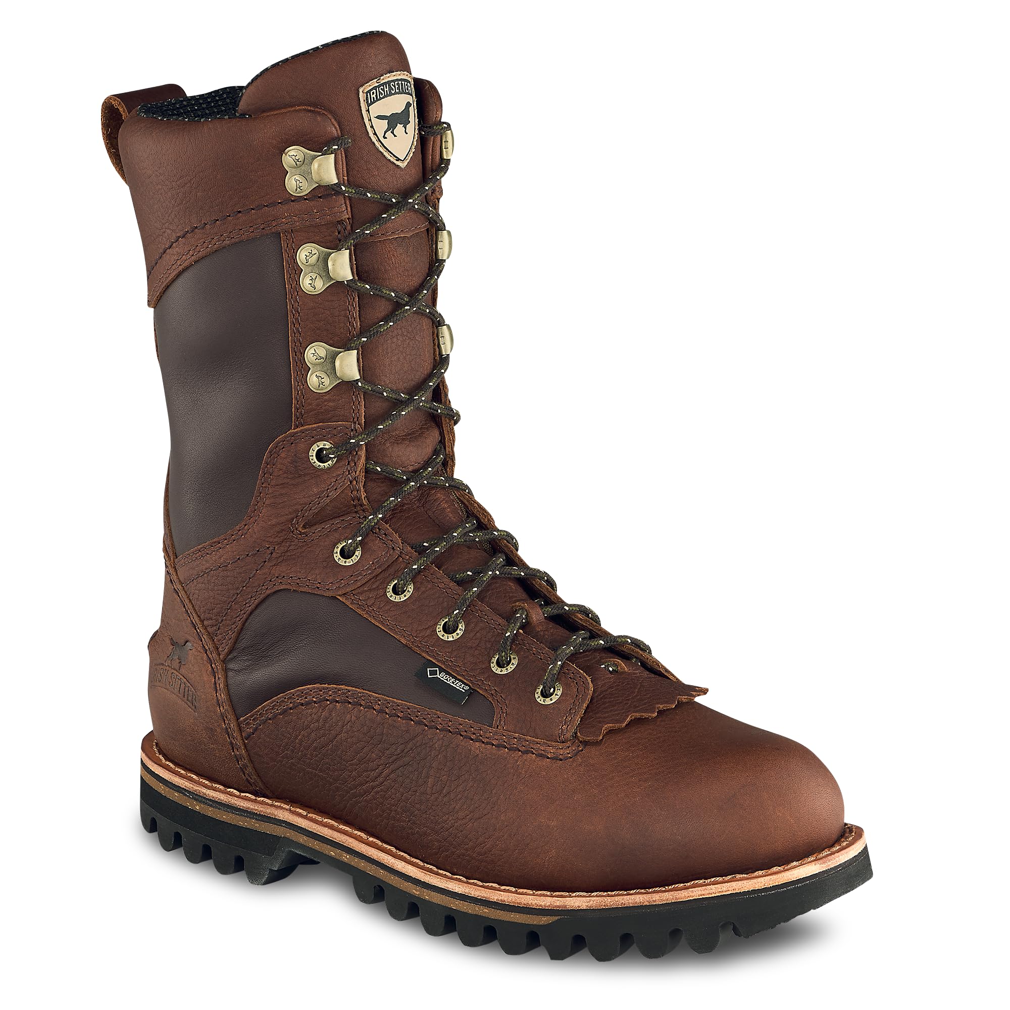 Irish Setter Elk Tracker 12" Hunting Boots, 600g Thinsulate Insulated, Waterproof GORE-TEX, Brown Leather, Mens 12W, A0882 - Image 3