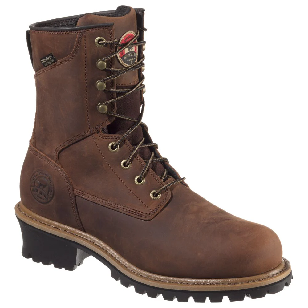 Irish Setter 83829E2100 Mesabi Waterproof Work Boots for Men, Brown, 10W