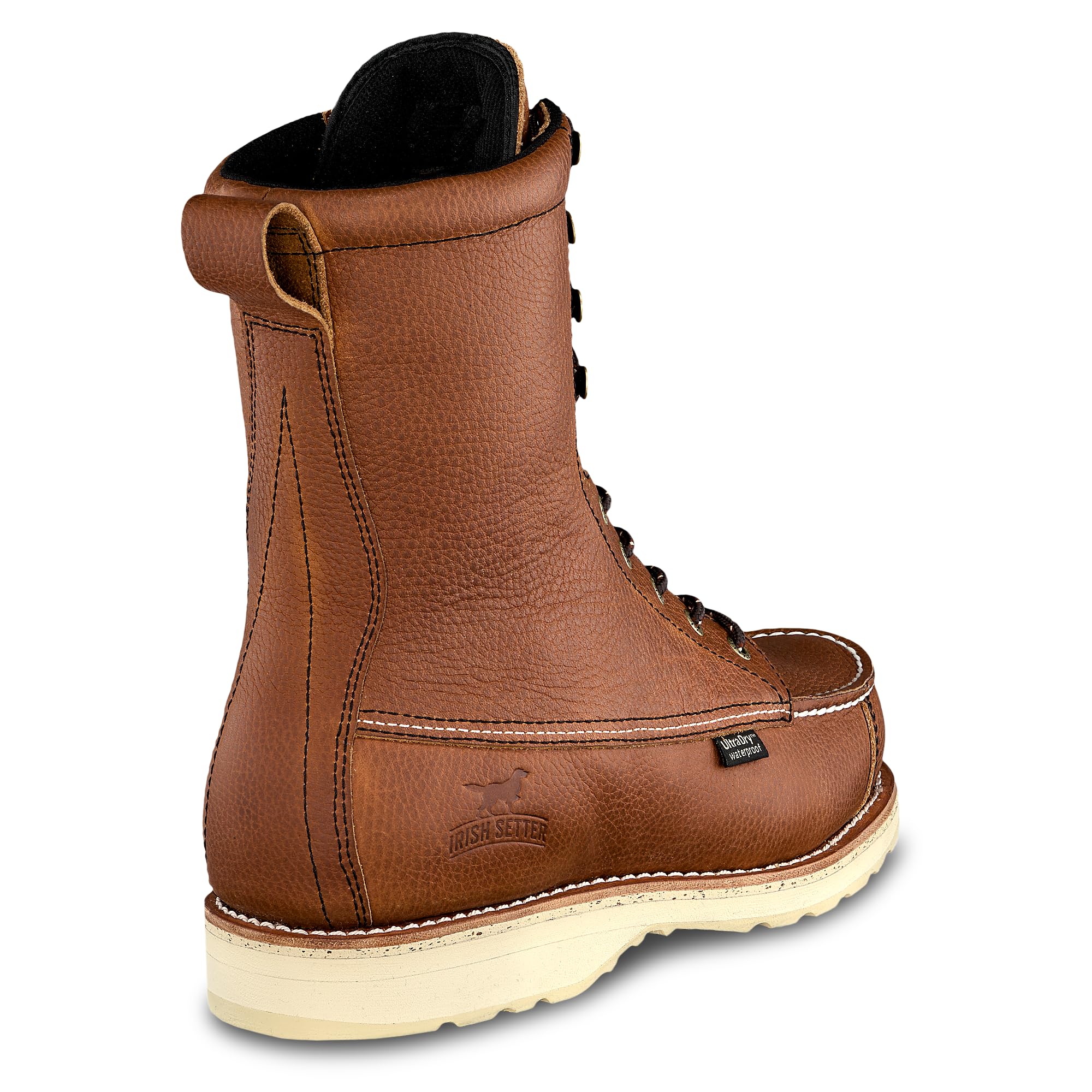 Irish Setter Wingshooter 9" Waterproof Hunting Boot, Amber, Mens 15 EE Wide, A0894 - Image 2