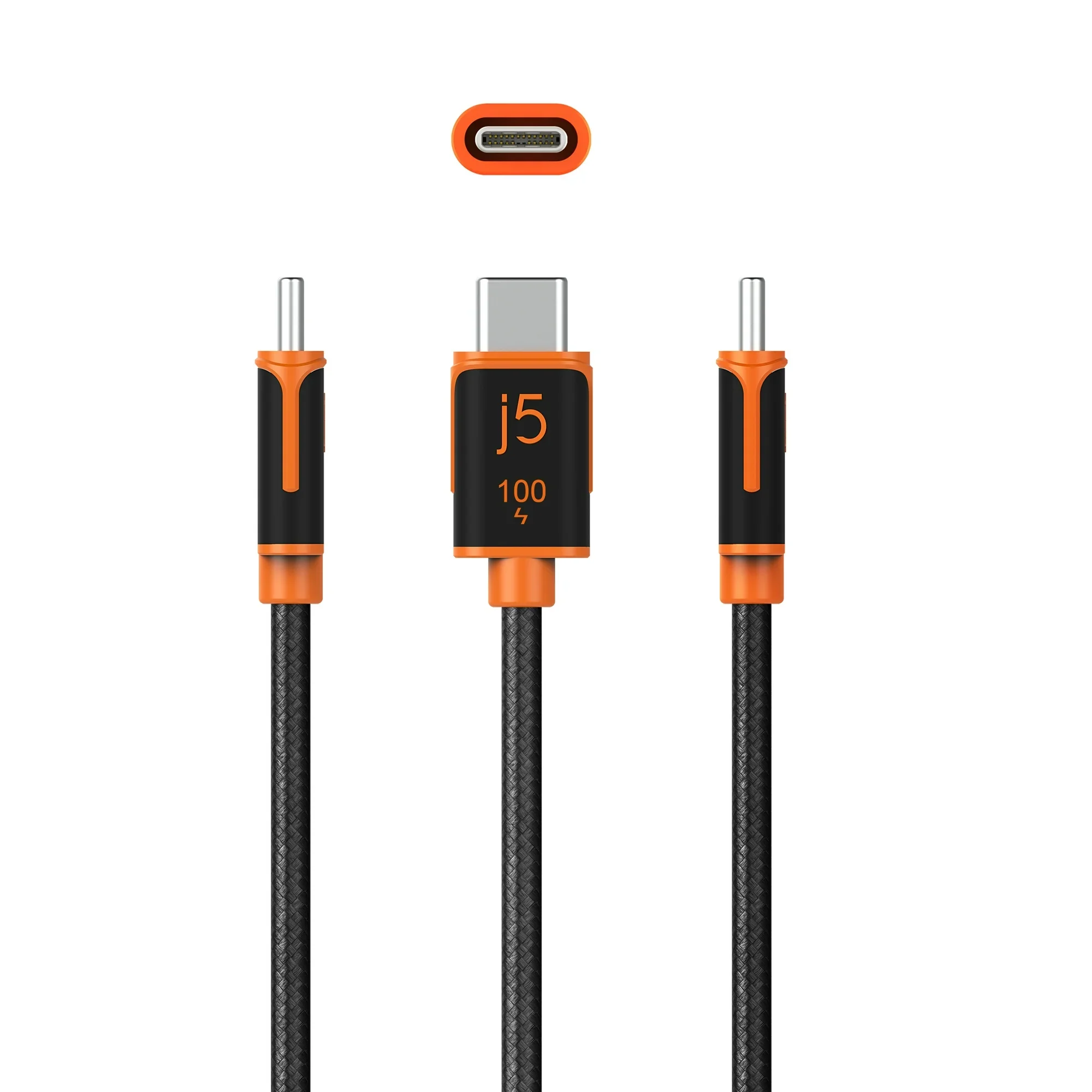 j5create JUCX25L18 USB C to USB C 100W Fast Charging Cable 5.9ft/1.8m - Image 3