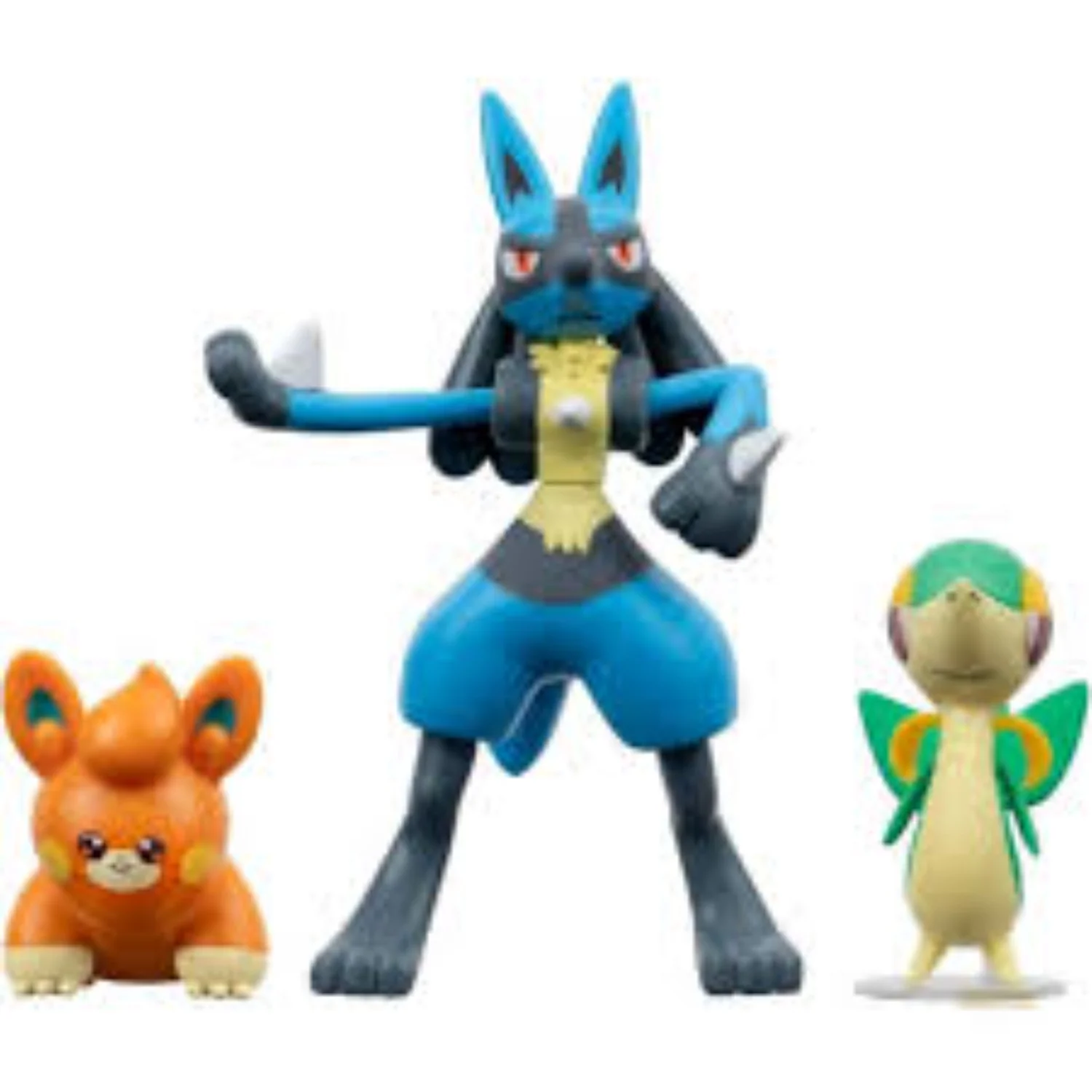 Jazwares 14709862765 Pokemon Battle Ready Multi Figure 10-Pack, Pikachu, Lucario, Leafeon, Riolu, Garchomp, Munchlax, Glaceon, Sinnoh Region - Image 3