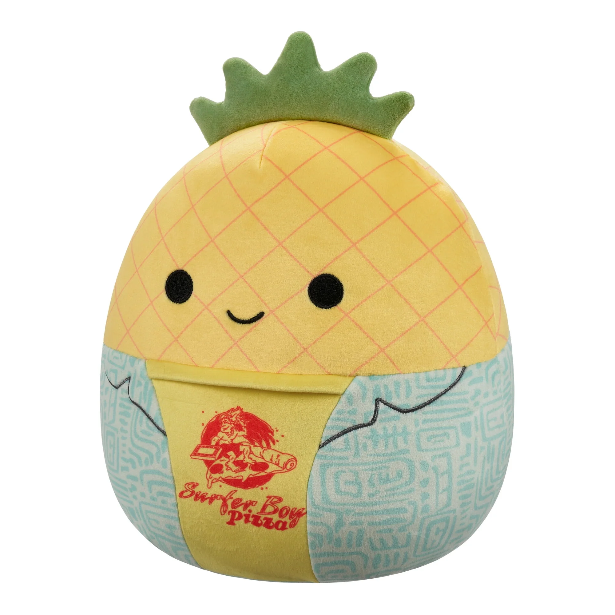Jazwares SQCR06330 Squishmallows Stranger Things Maui Surfer Boy Pizza Shirt Plush, 10 Inch - Image 5