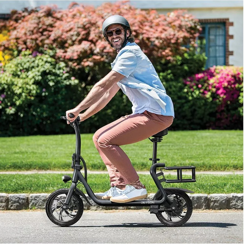 Jetson JRY350-GBL Ryder Pro Electric Scooter, Gray/Black - Image 3