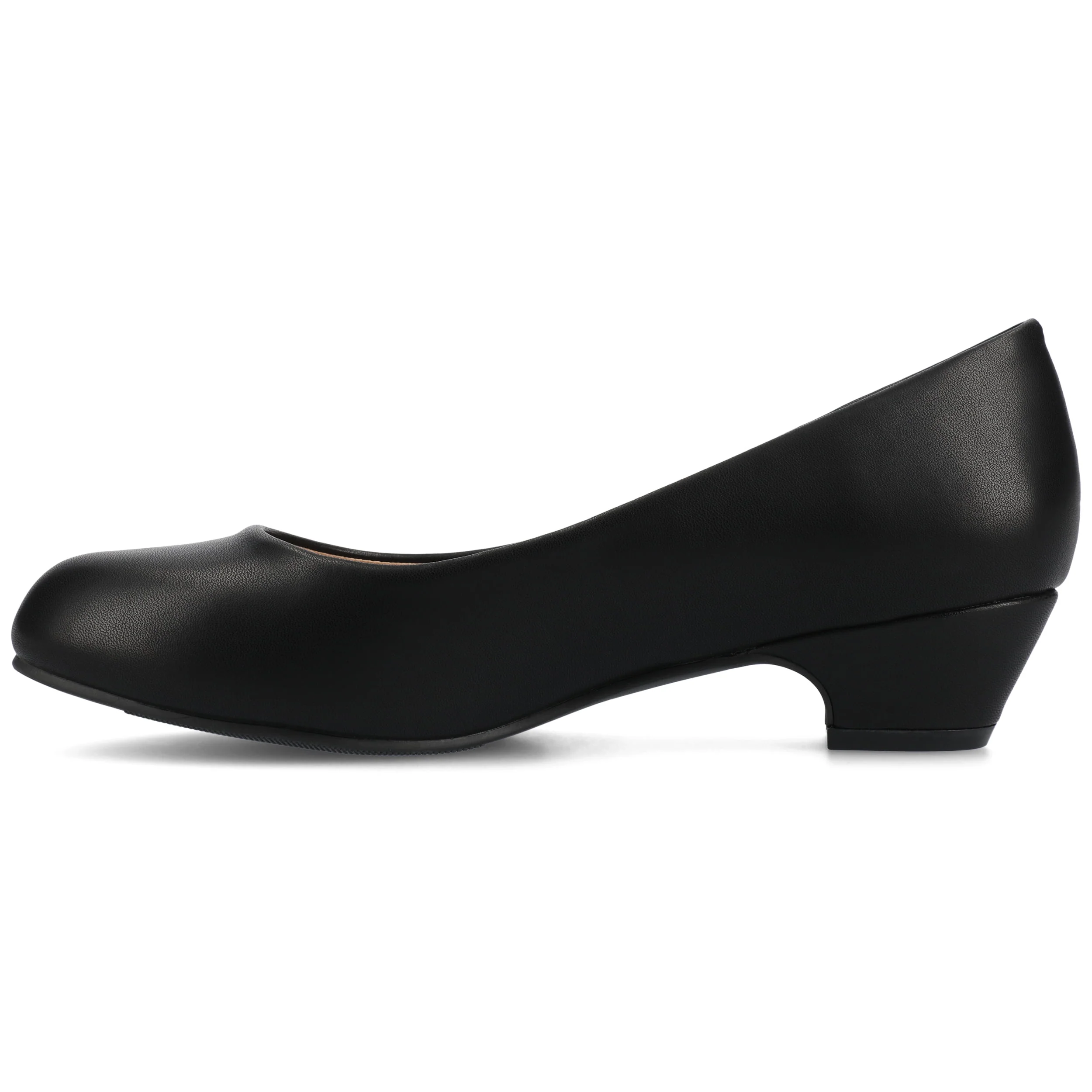 Journee Collection Womens Saar Block Heel Pumps - Grey 8 1/2 Medium - Image 2