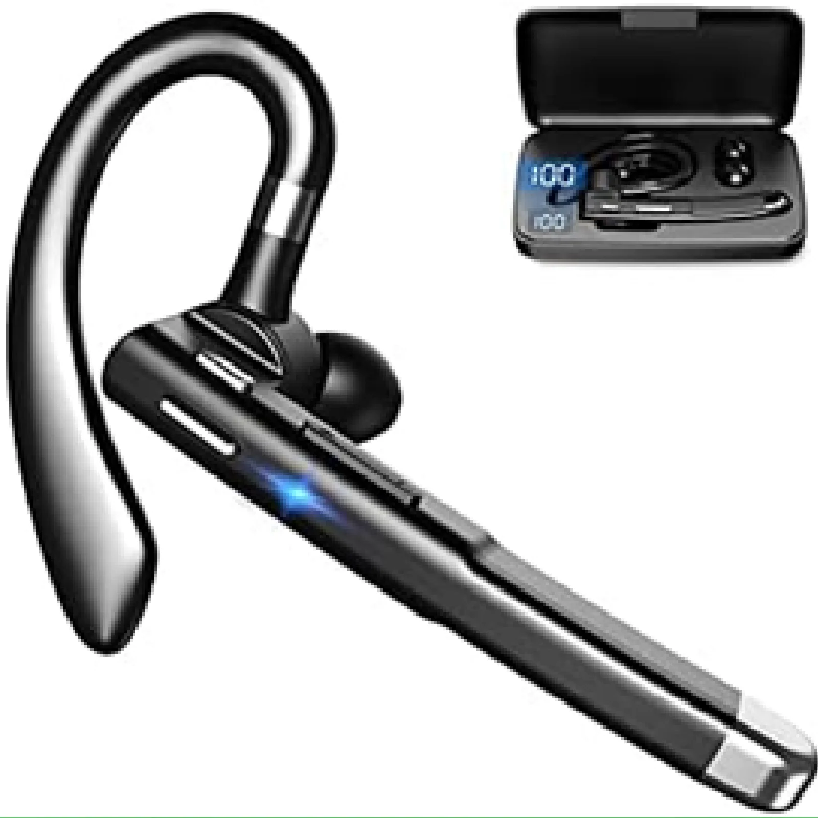 JUNJIEUNVO YYK-520 Bluetooth Earphones with 500 Hours Standby time, LED Charging case
