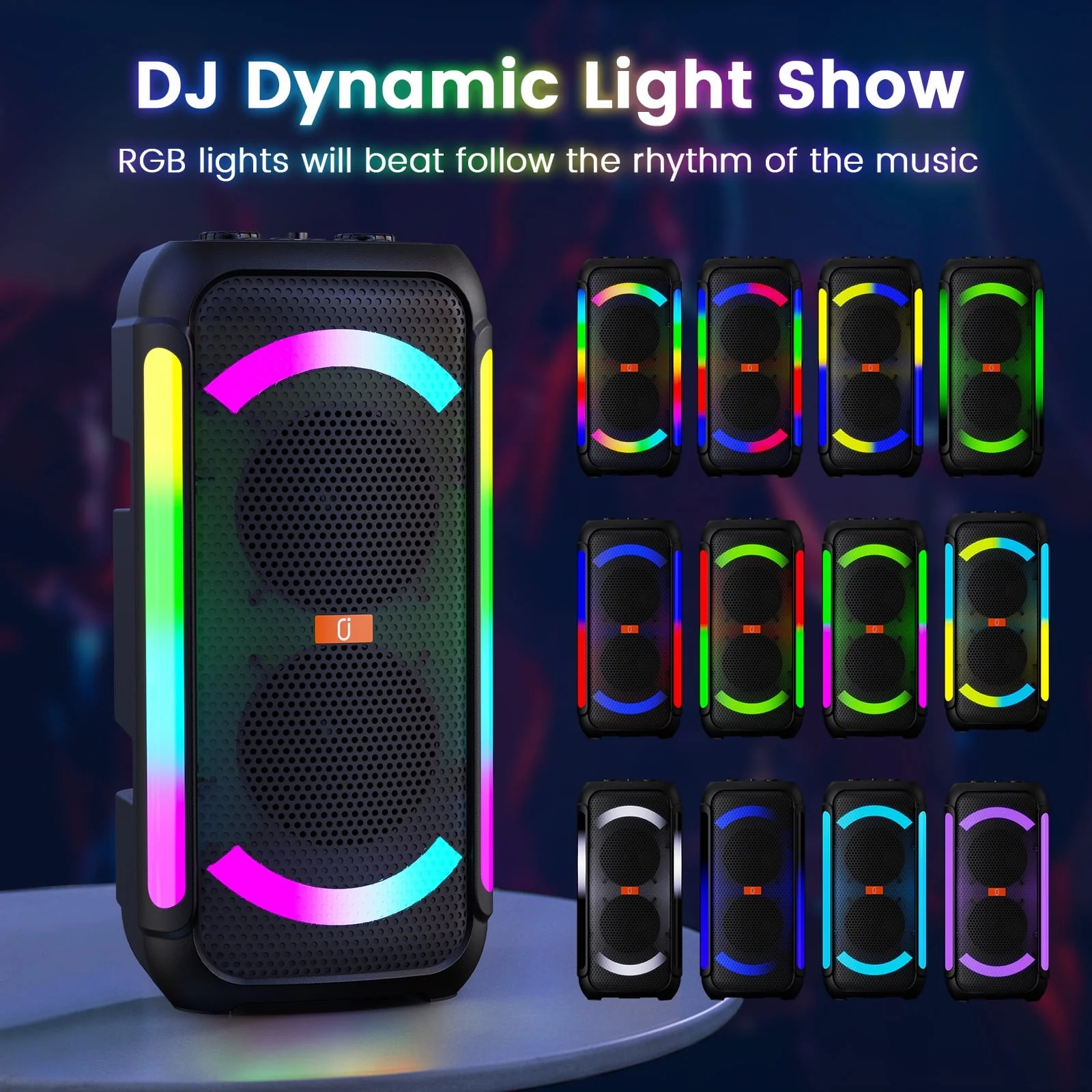 JYX T30-T Karaoke Machine, Bluetooth Speaker with Microphone for Adults - Image 2