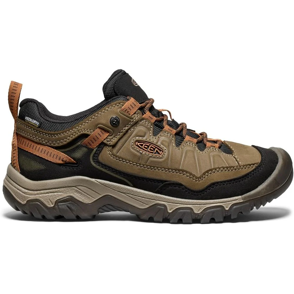 KEEN 1030692 Targhee IV Waterproof Hiking Shoes for Men - Sea Turtle/Roasted Pecan - 11W - Image 3
