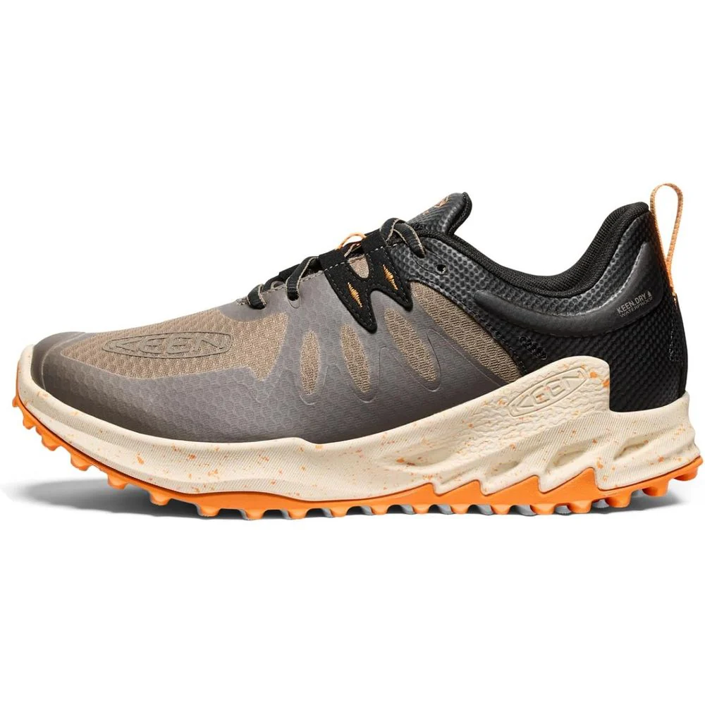 KEEN 1030740 Zionic Waterproof Hiking Shoes for Men, 11.5M, Brindle/Bright Marigold - Image 2