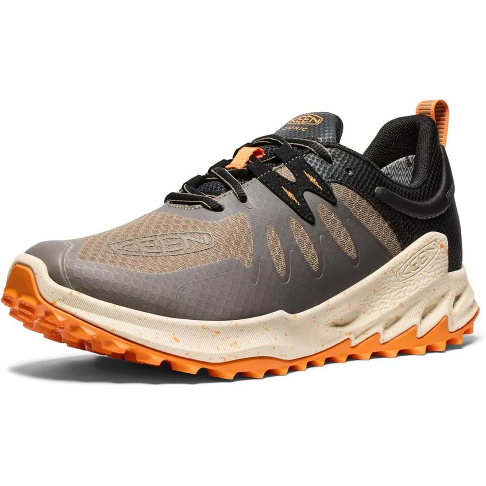 KEEN 1030740 Zionic Waterproof Hiking Shoes for Men, 11.5M, Brindle/Bright Marigold - Image 3