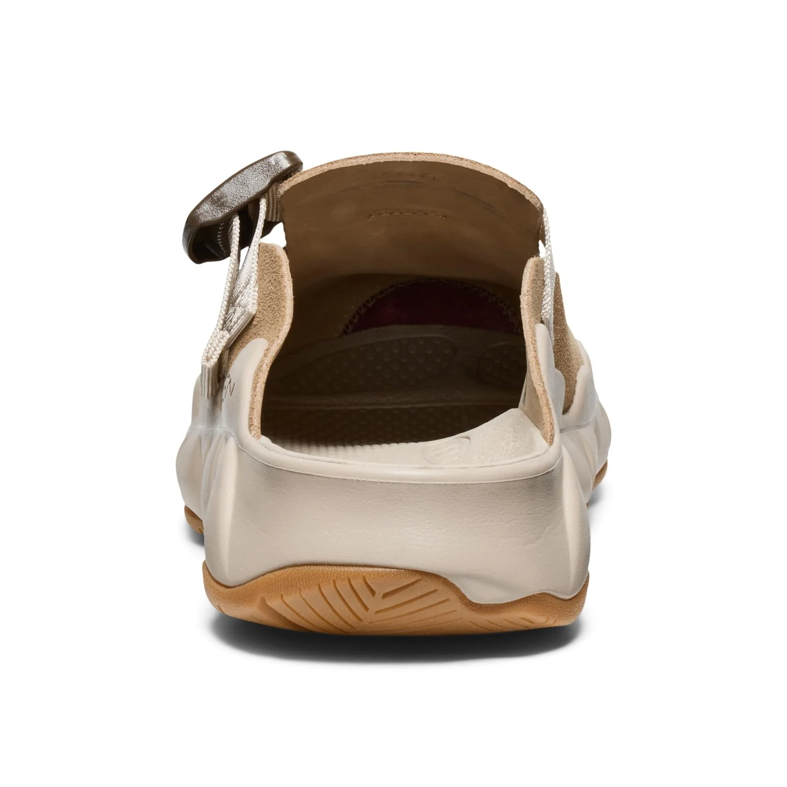 KEEN Hyperport Clog Leather Men's Slip-On Shoes, Adjustable Fit, Premium LWG-Certified Leather Upper, High-Traction Rubber Outsole, Cornstalk/Plaza Taupe, Size 11 Medium, 1030763 - Image 7
