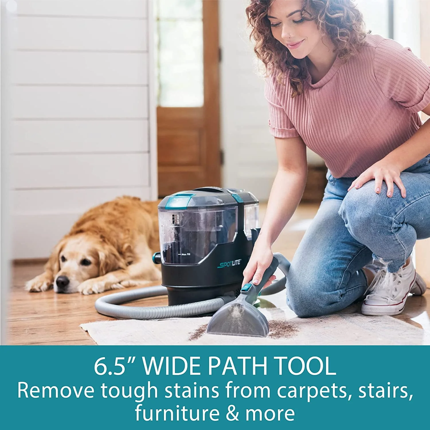 Kenmore KW2001 Portable Carpet Spot Cleaner & Pet Stain Vacuum, Gray - Image 2