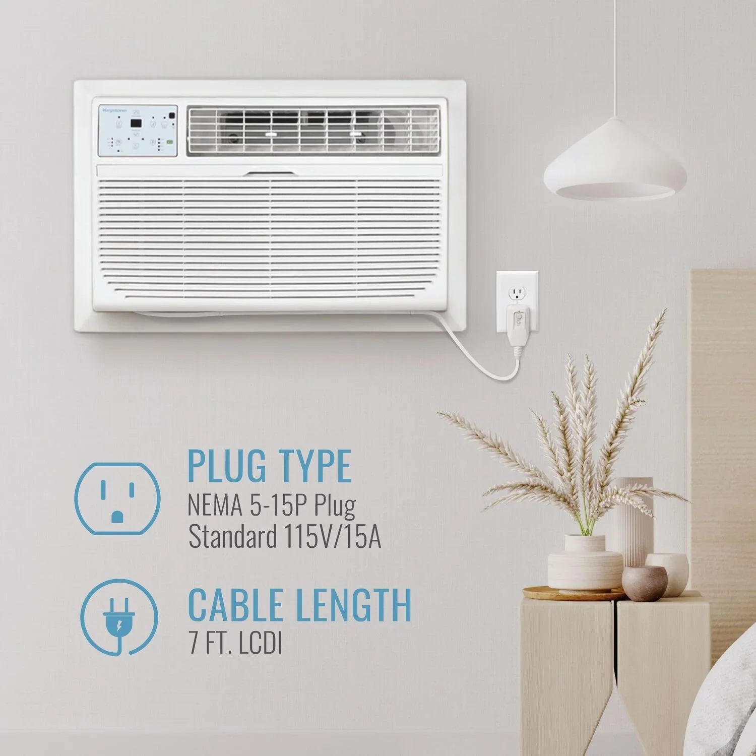 Keystone KSTAT08-1D Through-the-Wall Air Conditioner 8,000 BTU 350 Sq. ft. White - Image 14