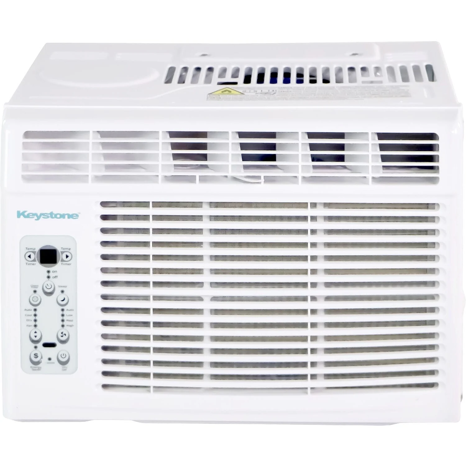 Keystone KSTHW08B 8,000 115V Air Conditioner with 3,500 Supplemental Heating, Bright White
