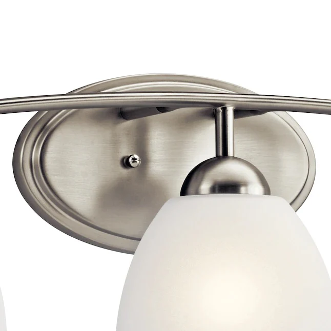 Kichler Lighting 45119NI Calleigh 3-Light Transitional Vanity Light - Brushed Nickel - Image 2