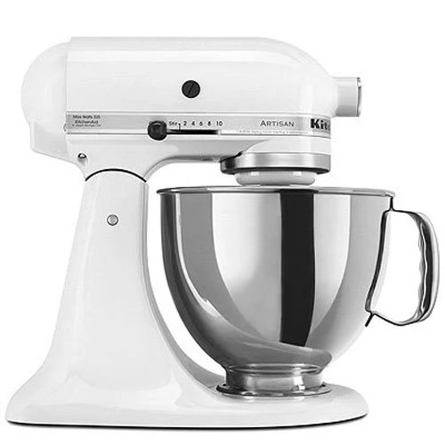KitchenAid Artisan 5 Qt. White Stand Mixer-KSM150PSWH - Image 3
